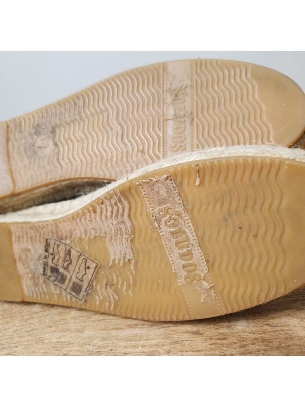 SOLUDOS Spirit Animal Smoking Slipper- Cat Embroidery Sand Size 7 - Picture 12 of 13